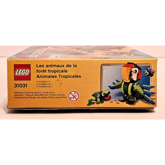 RAINFOREST ANIMALS Parrot Frog & Fly LEGO Creator 3in1 Set #31031 RETIRED Sealed - Picture 8 of 13
